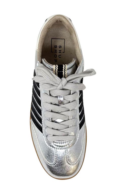 Shushop Stevie Sneaker In Silver