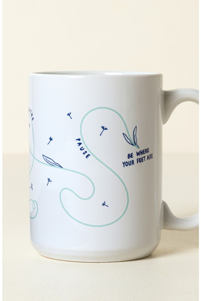 Daily Mindfulness Interactive QR Mug, Alternate, color, Multi