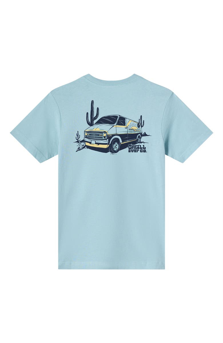 O'Neill Kids' De La Cruzer Cotton T-Shirt, Alternate, color, Stone Blue