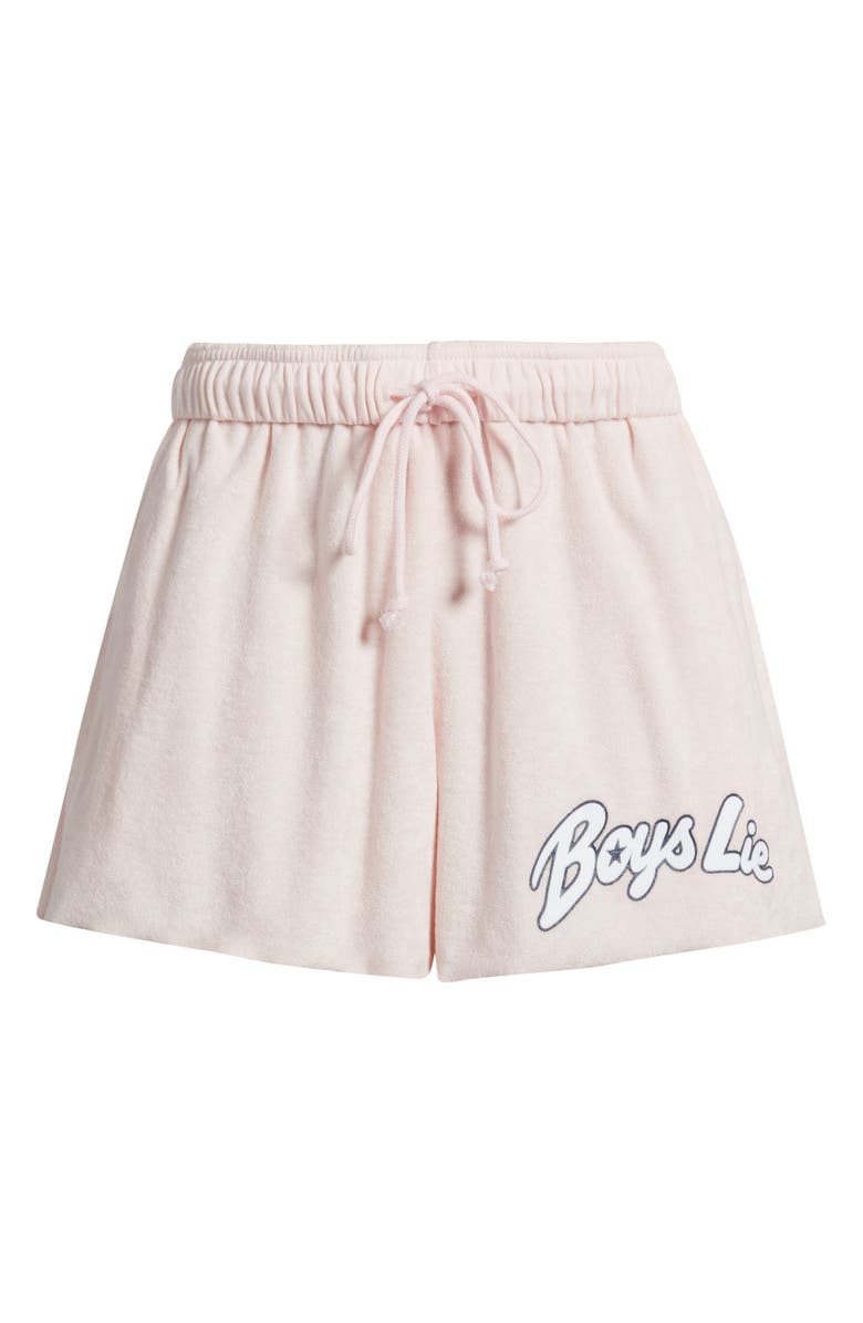 BOYS LIE Starlight Graphic Sweat Shorts, Alternate, color, Pink