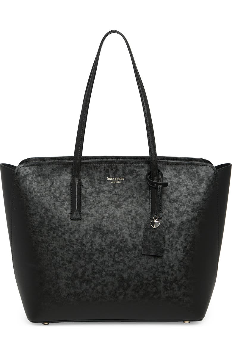 Kate Spade New York margaux large leather tote bag, Main, color,