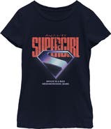 Supergirl Girl's Supergirl Space Is Bad Logo Graphic T-Shirt