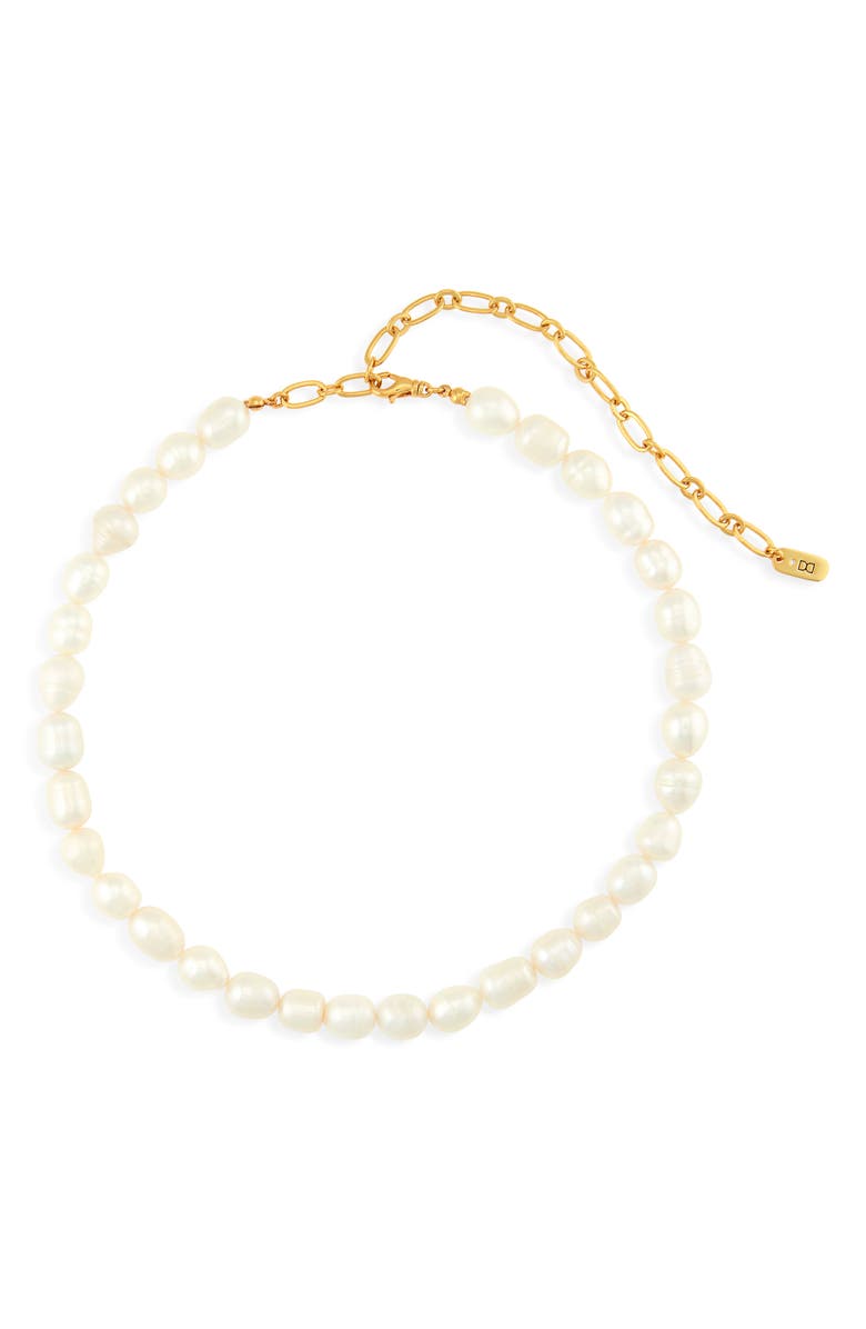Dean Davidson Verona Baroque Pearl Necklace, Main, color, Pearl/ Gold