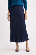 Nordstrom Bias Cut Satin Maxi Skirt