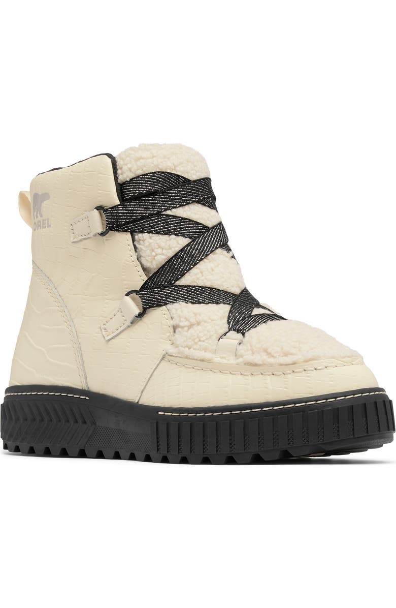 SOREL Ona Ave Alpine Lux Waterproof Boot, Main, color, Chalk/ Black