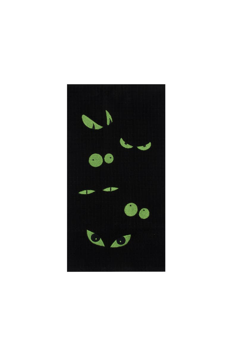 C&F Home Big Green Eyes Halloween Kitchen Towel, Main, color, 