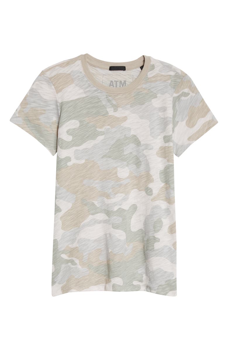 ATM Anthony Thomas Melillo Camo Slub Jersey T-Shirt, Alternate, color, 