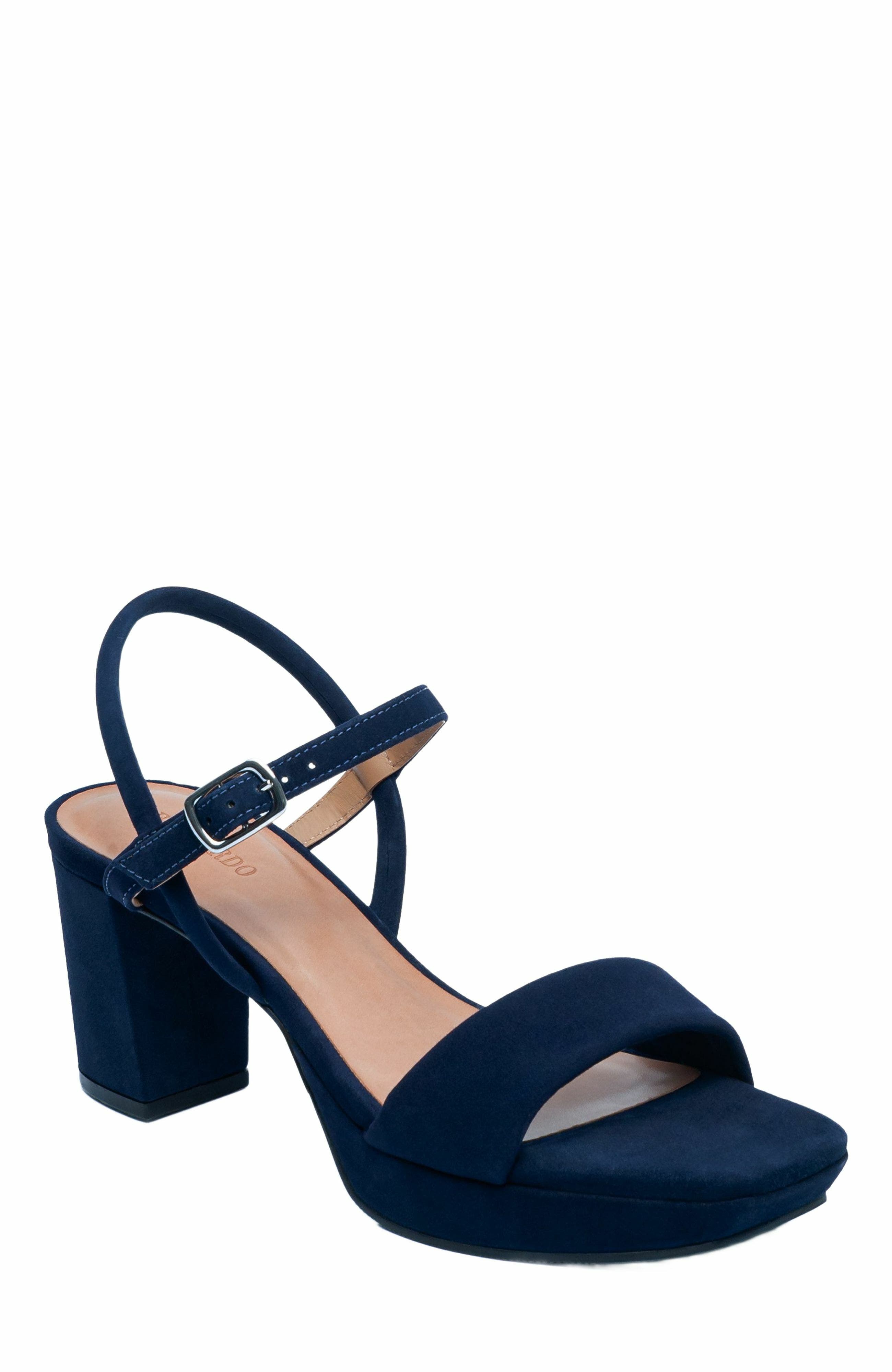 Canto Platform Sandal, Alternate, color, DARK NAVY