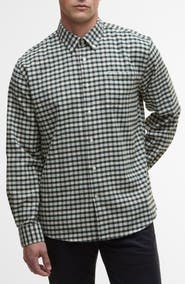 Barbour Colderham Regular Fit Brushed Checked Cotton Shirt