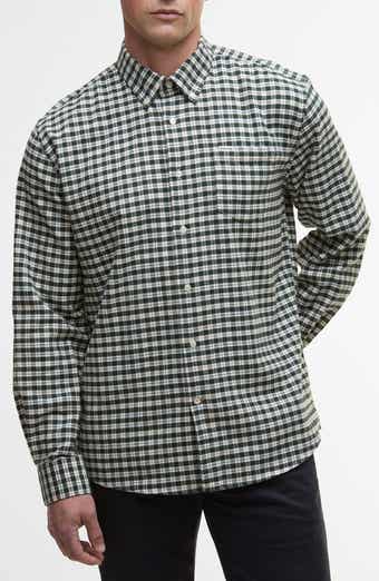 Colderham Regular Fit Brushed Checked Cotton Shirt