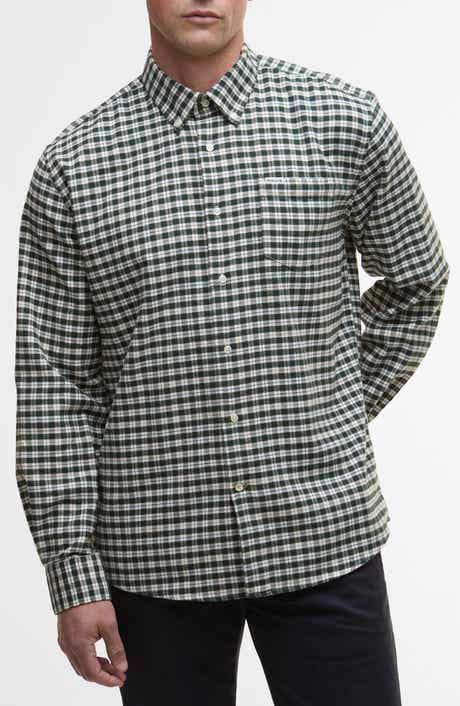 Colderham Regular Fit Brushed Checked Cotton Shirt
