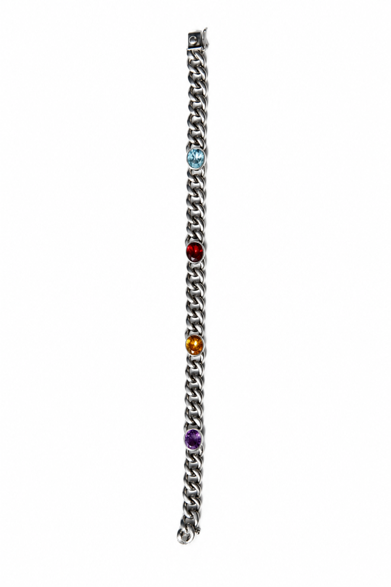 Anklet, Alternate, color, Silver