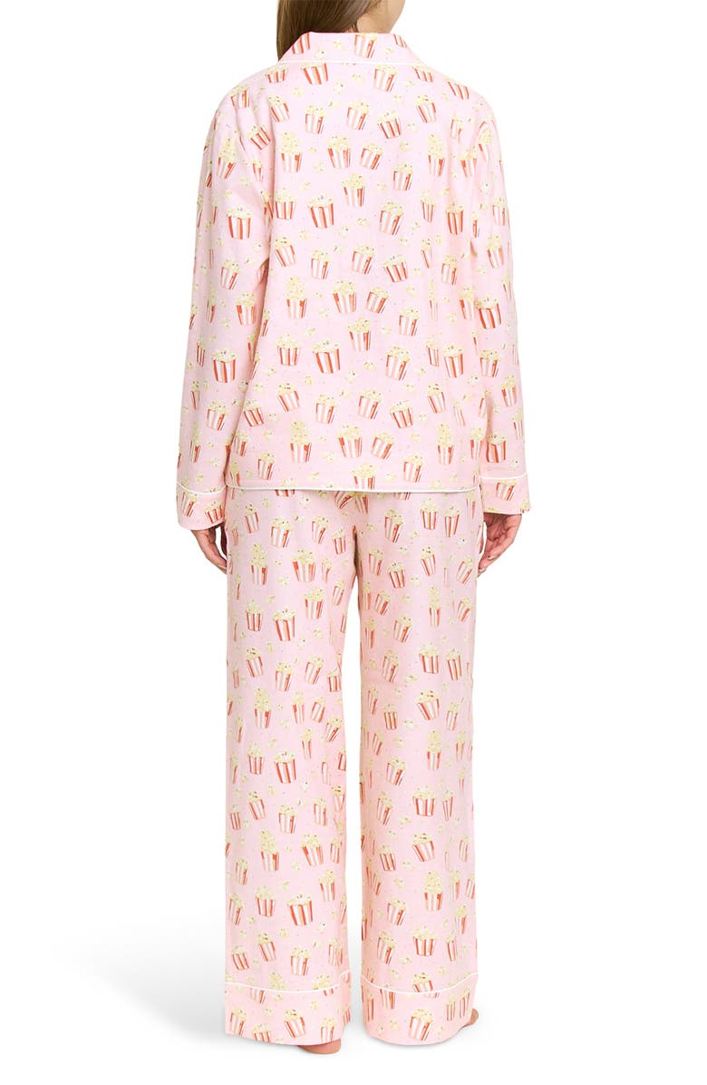 Honeydew Snooze Mode Long Pajamas, Alternate, color, Ballet Pink/ Popcorn