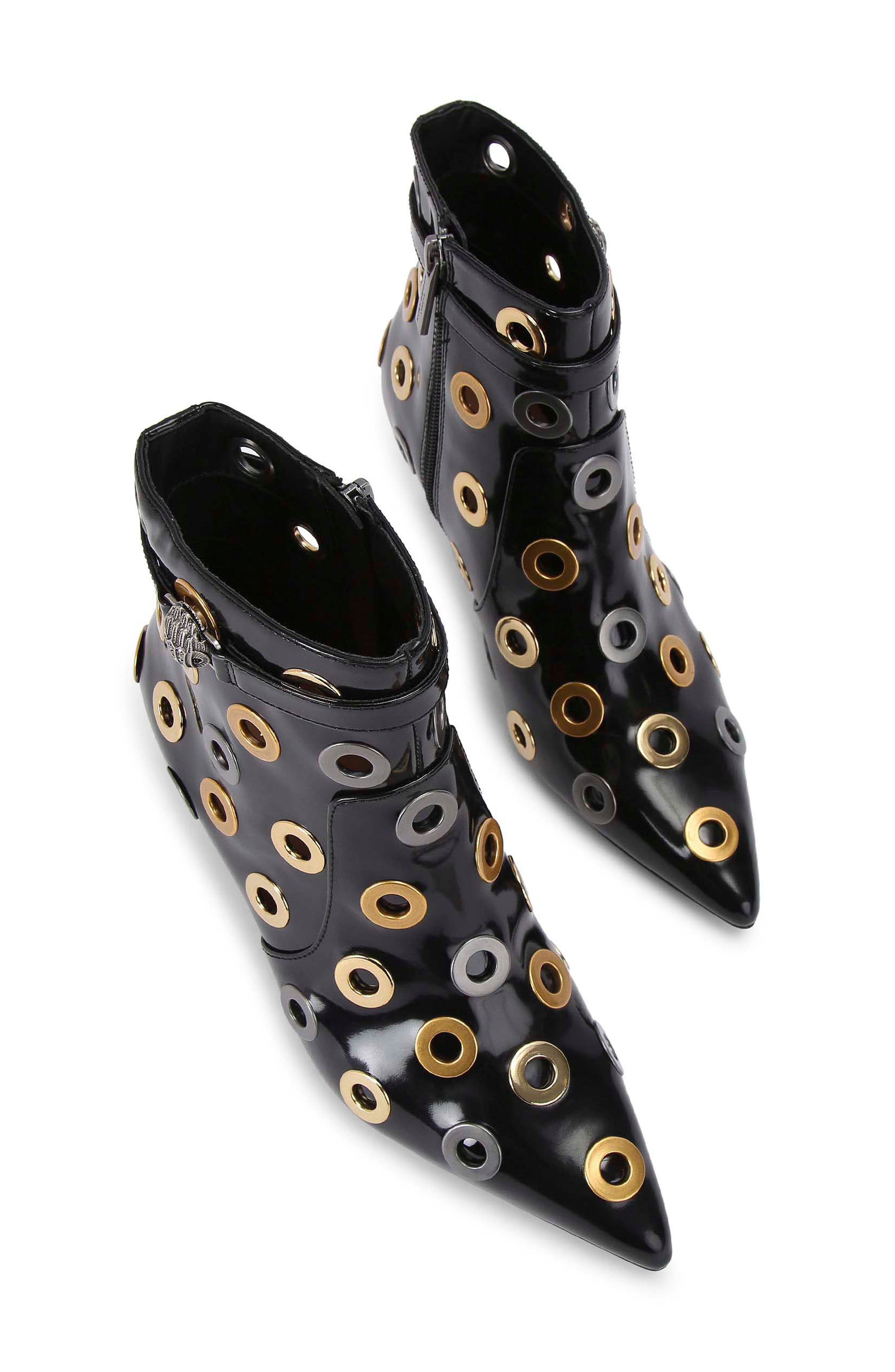 Kensington Flexi Pointed Toe Bootie, Alternate, color, CHARCOAL