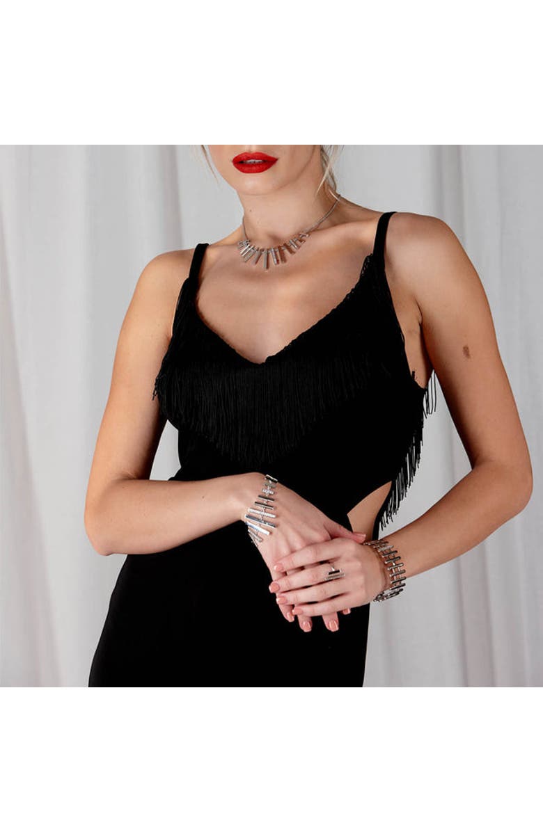 Lucy Quartermaine Key Bracelet, Alternate, color, Sterling Silver