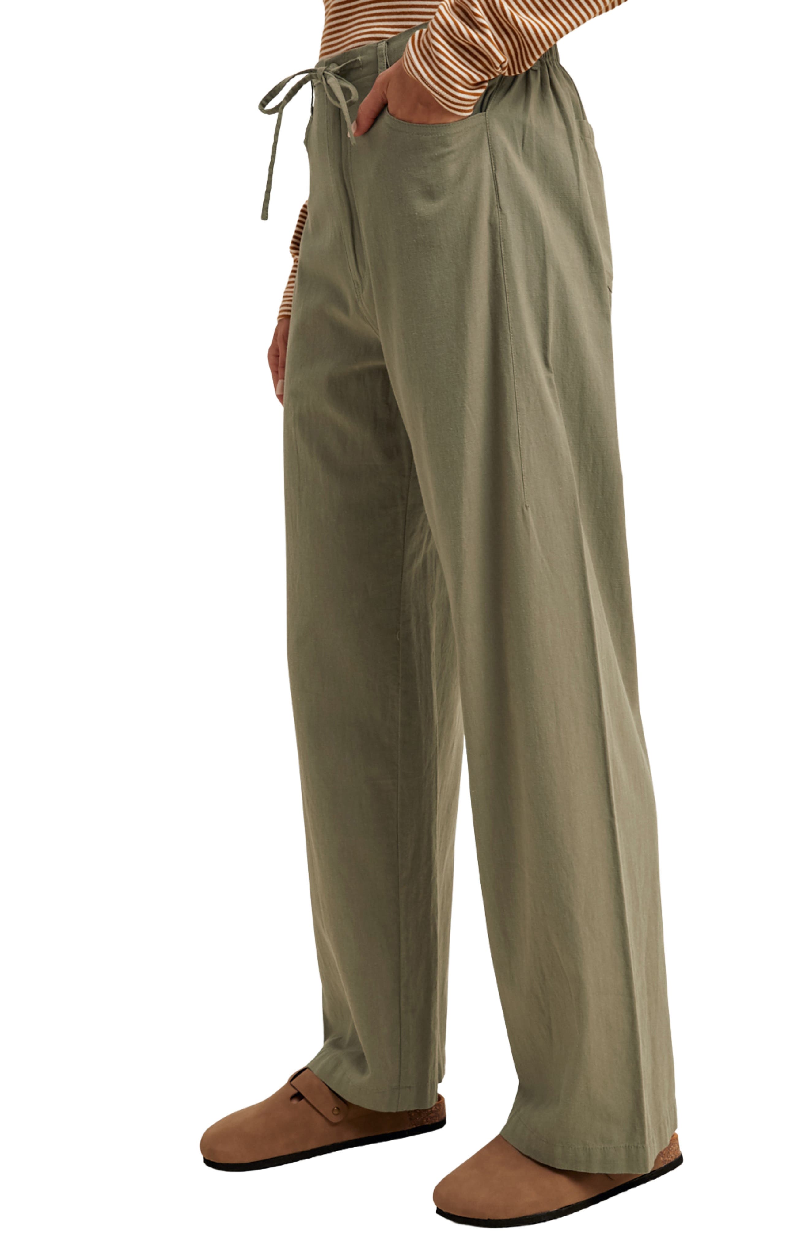 WISHLIST Wide Leg Drawstring Pants (Women) | Nordstromrack