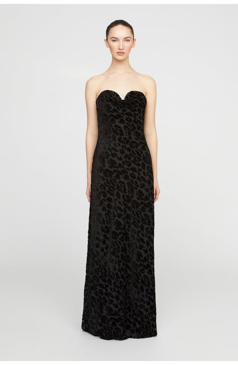 Rosalie Chiffon Devoré Gown