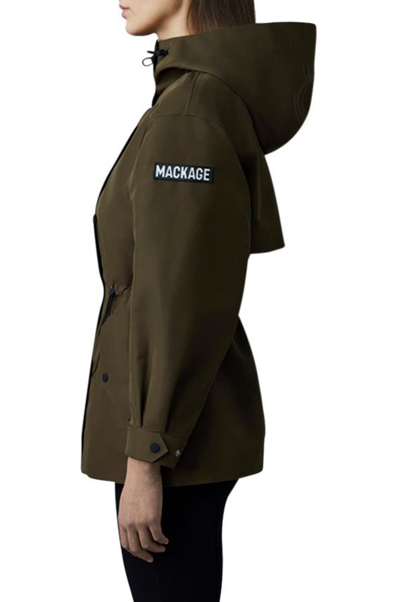 Mackage Carrie Hooded Water Resistant & Windproof Recycled Polyester Jacket with Removable Liner, Alternate, color, 