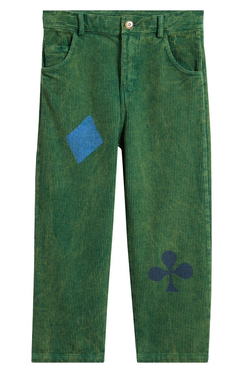 Bobo Choses Kids' Joker Corduroy Pants, Main, color, Green