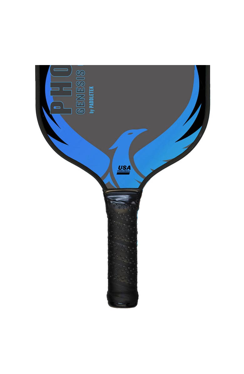 Paddletek Phoenix Genesis Carbon Pickleball Paddle, Alternate, color, Riptide Blue