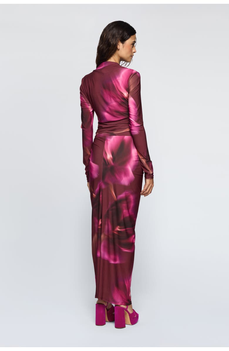 Daska Athena Printed Dress, Alternate, color, Purple Print