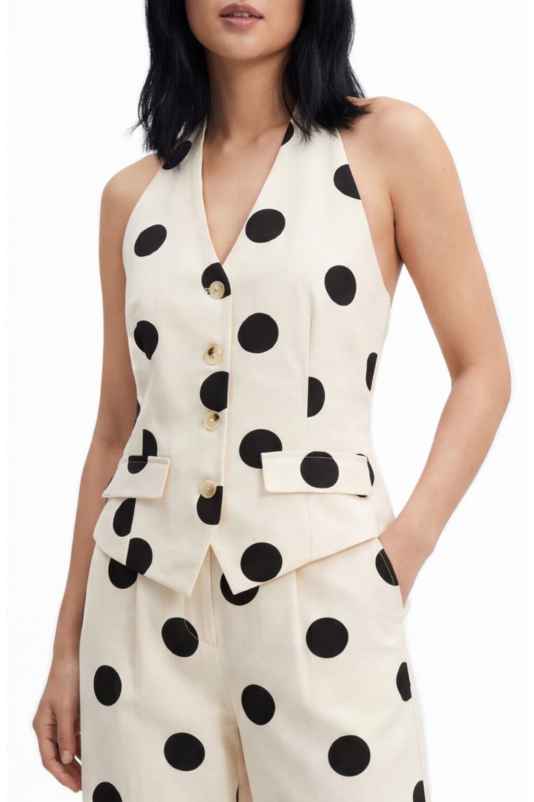 Maude Halter Top, Main, color, HARPER DOT