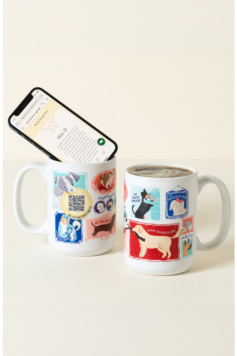 Dog Lover Interactive QR Mug, Alternate, color, Multi