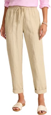 Tommy Bahama Two Palms Tapered Linen Drawstring Pants