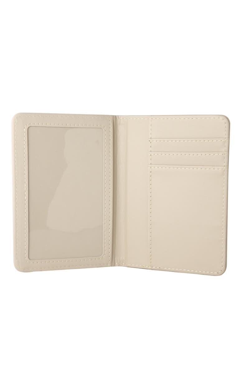 PEANUTS Snoopy Woodstock Passport Holder, Alternate, color, Beige