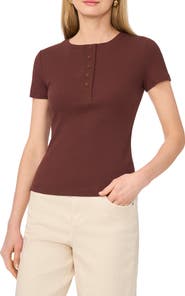 1.STATE Rib Henley T-Shirt