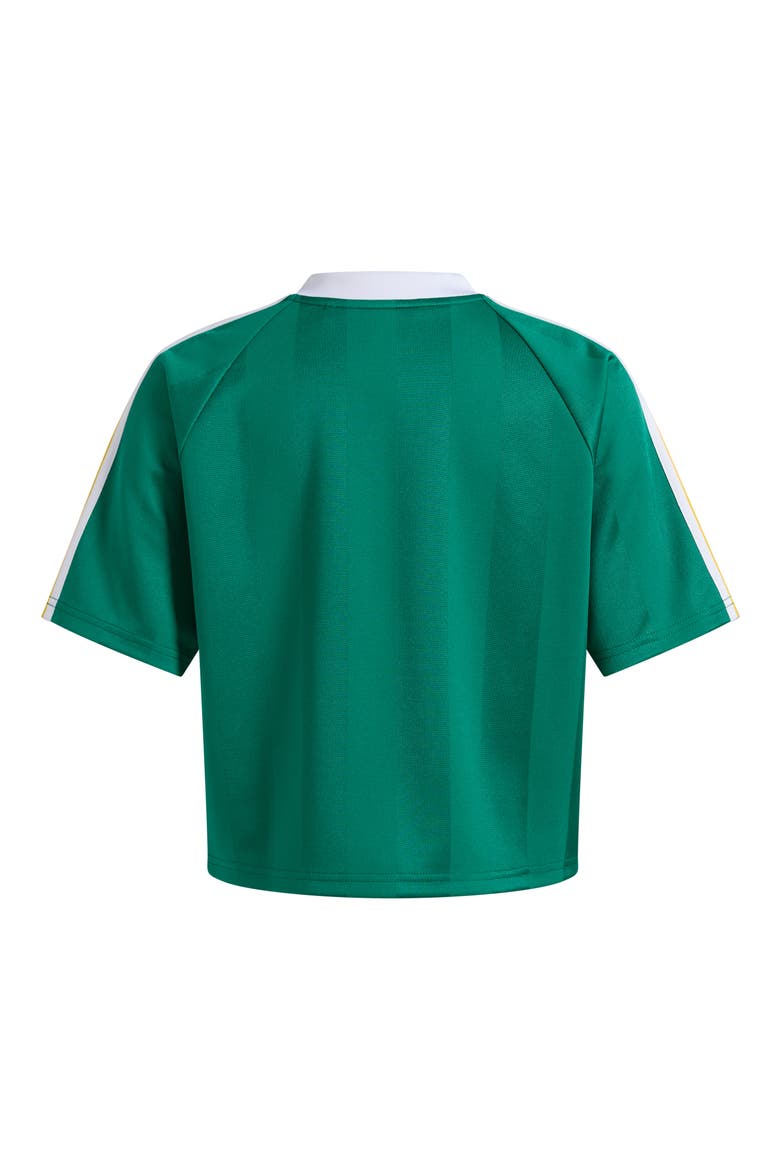 Kids' Archive Recycled Polyester Crop Jersey, Alternate, color, GREEN