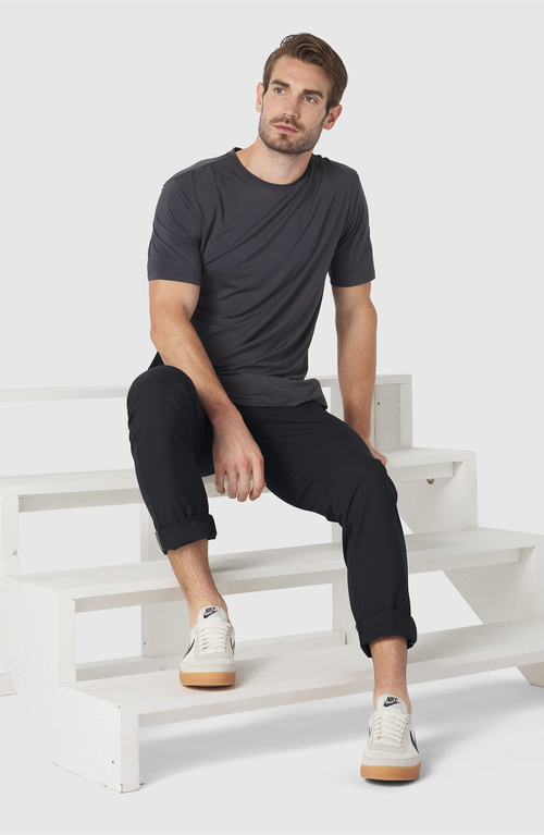 Jack Archer Anytime Tee T-shirt In Charcoal Gray