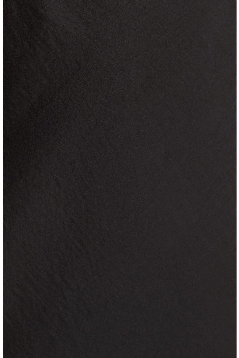 Cowl Neck Satin Midi Dress, Alternate, color, BLACK