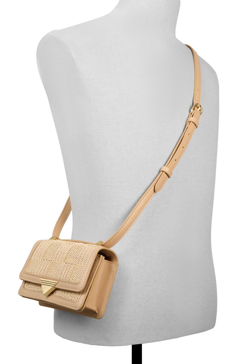 ALDO Zenithpursemini Crossbody Bag, Alternate, color, Medium Beige