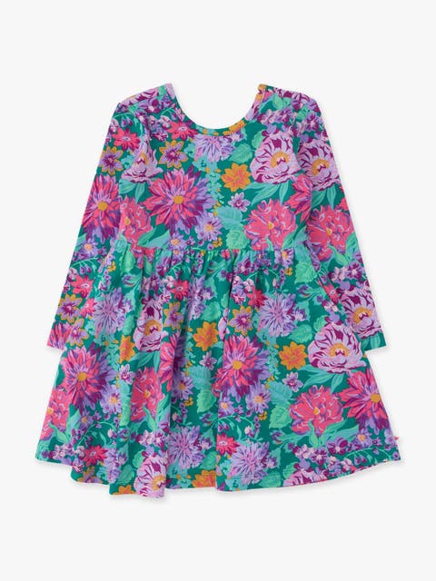 Knit Long Sleeve Twirl Dress