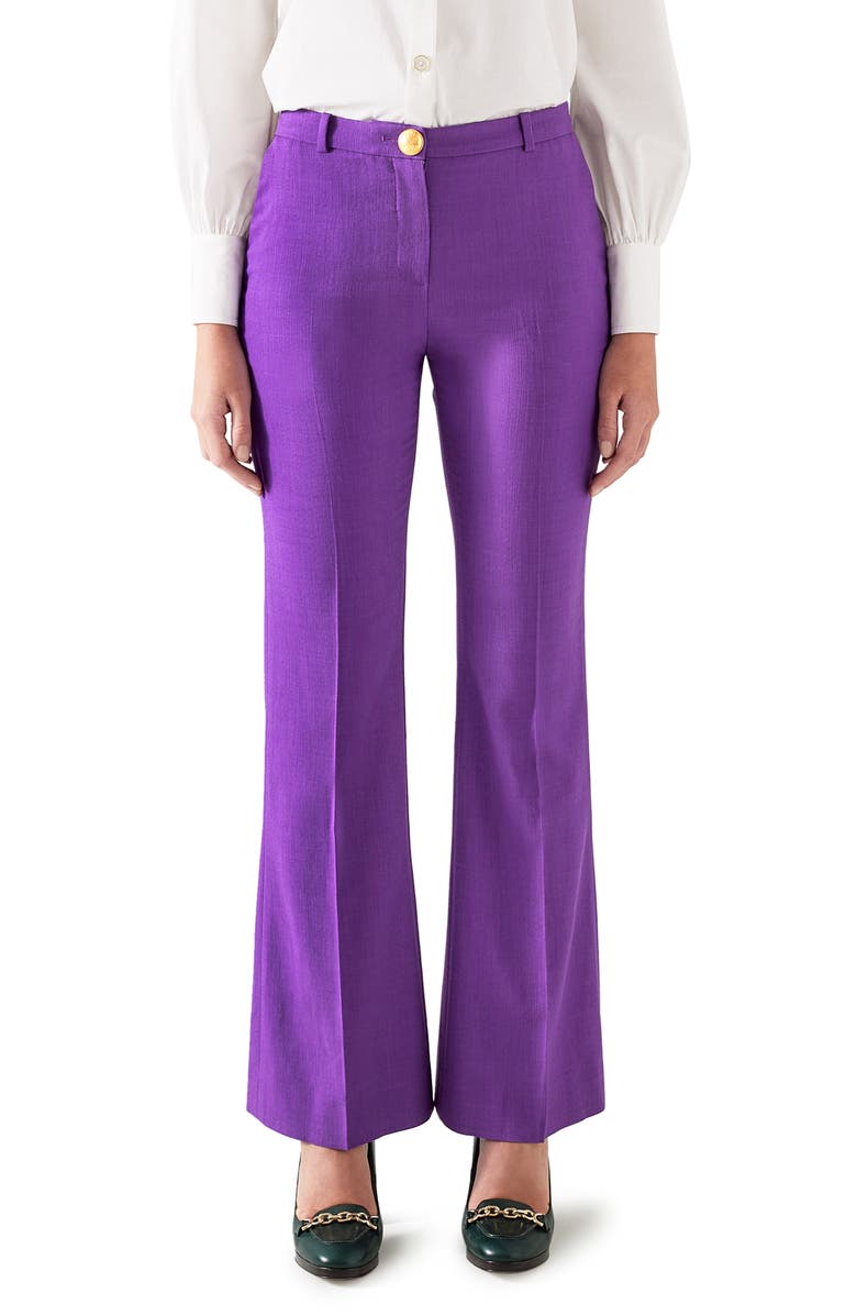 LK Bennett Kennedy Flare Pants, Main, color, 