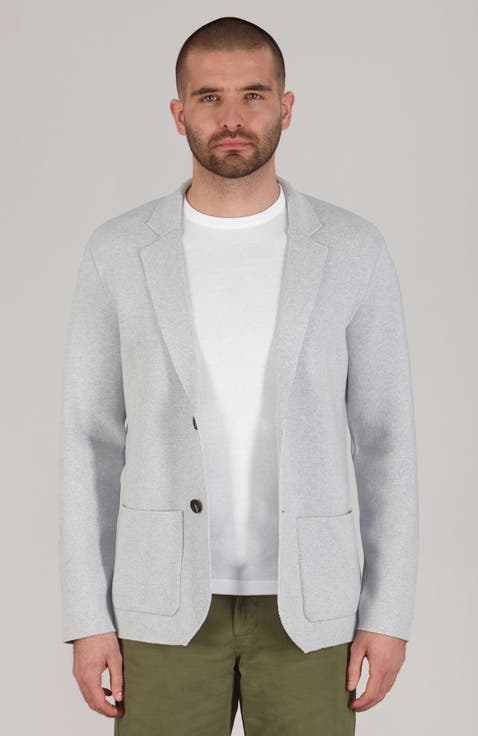 Midweight Cotton Deconstructed Blazer