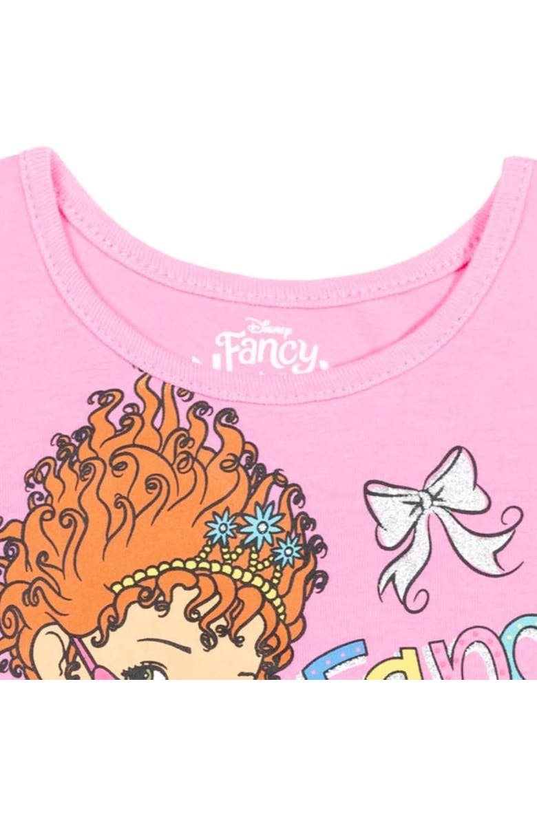Disney Fancy Nancy Short Sleeve Tulle Dress, Alternate, color, Pink