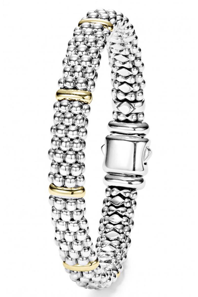 Caviar Rope Bracelet, Alternate, color, SILVER