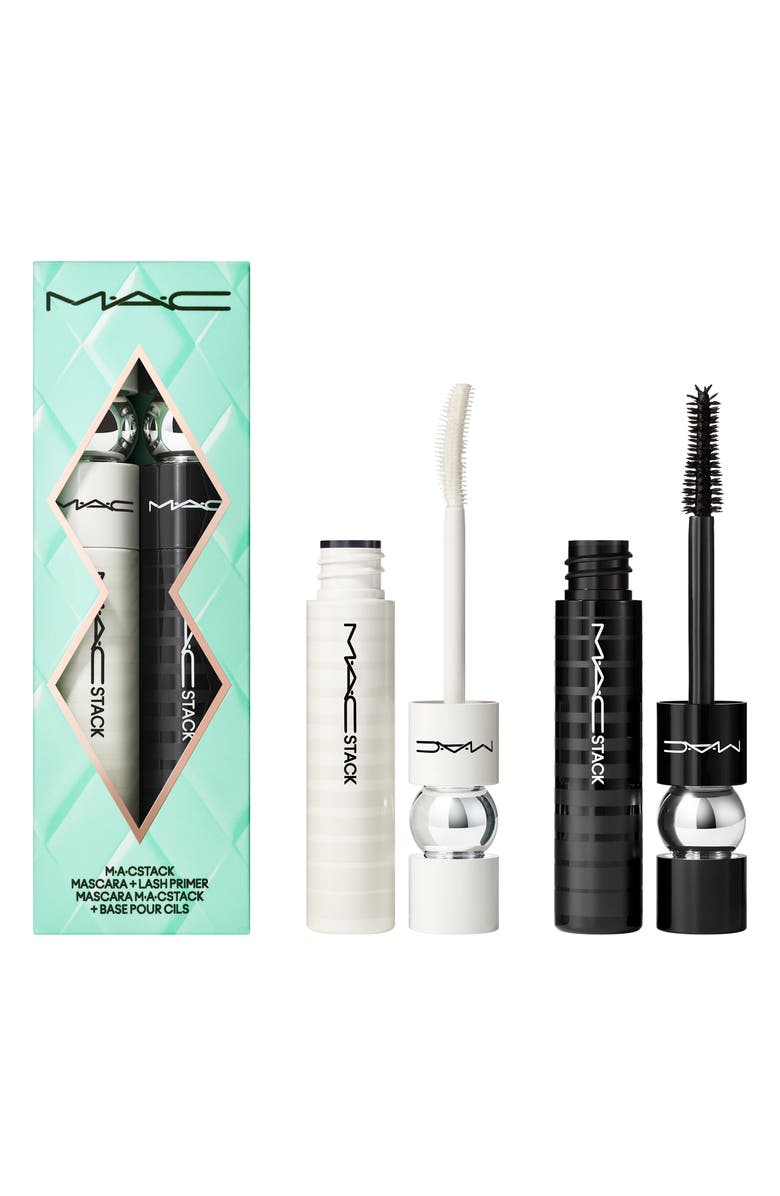 MAC Cosmetics Stacked to the Max MACStack Lash Primer & Mascara Gift Set $58 Value, Main, color,