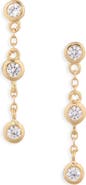 Madewell Demi-Fine Crystal Drop Earrings
