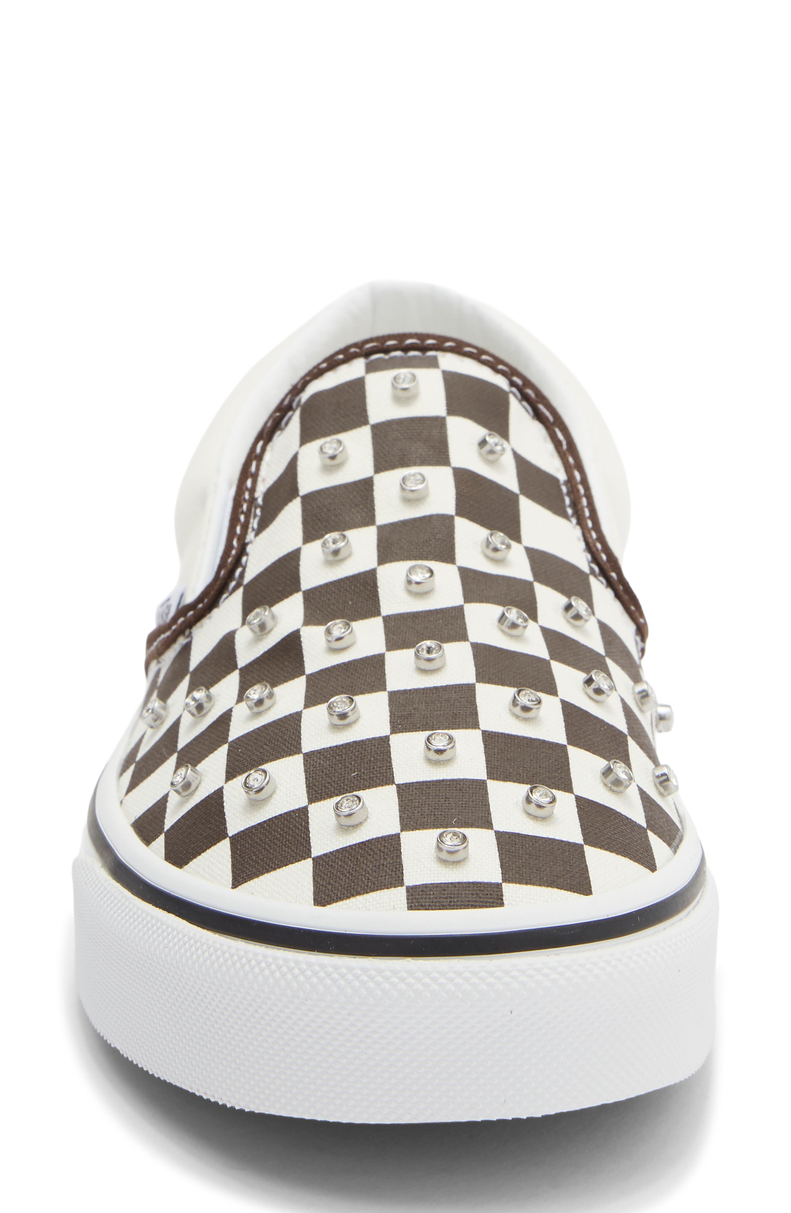 Vans Classic Slip-On Sneaker, Alternate, color, Rhinestone Demitasse