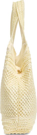 Woven Straw Tote Bag