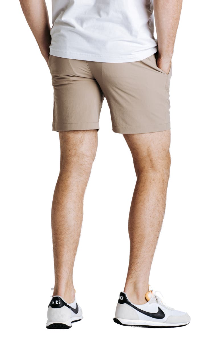 Western Rise Evolution Hybrid Nylon Stretch Twill Chino Shorts, Alternate, color, 