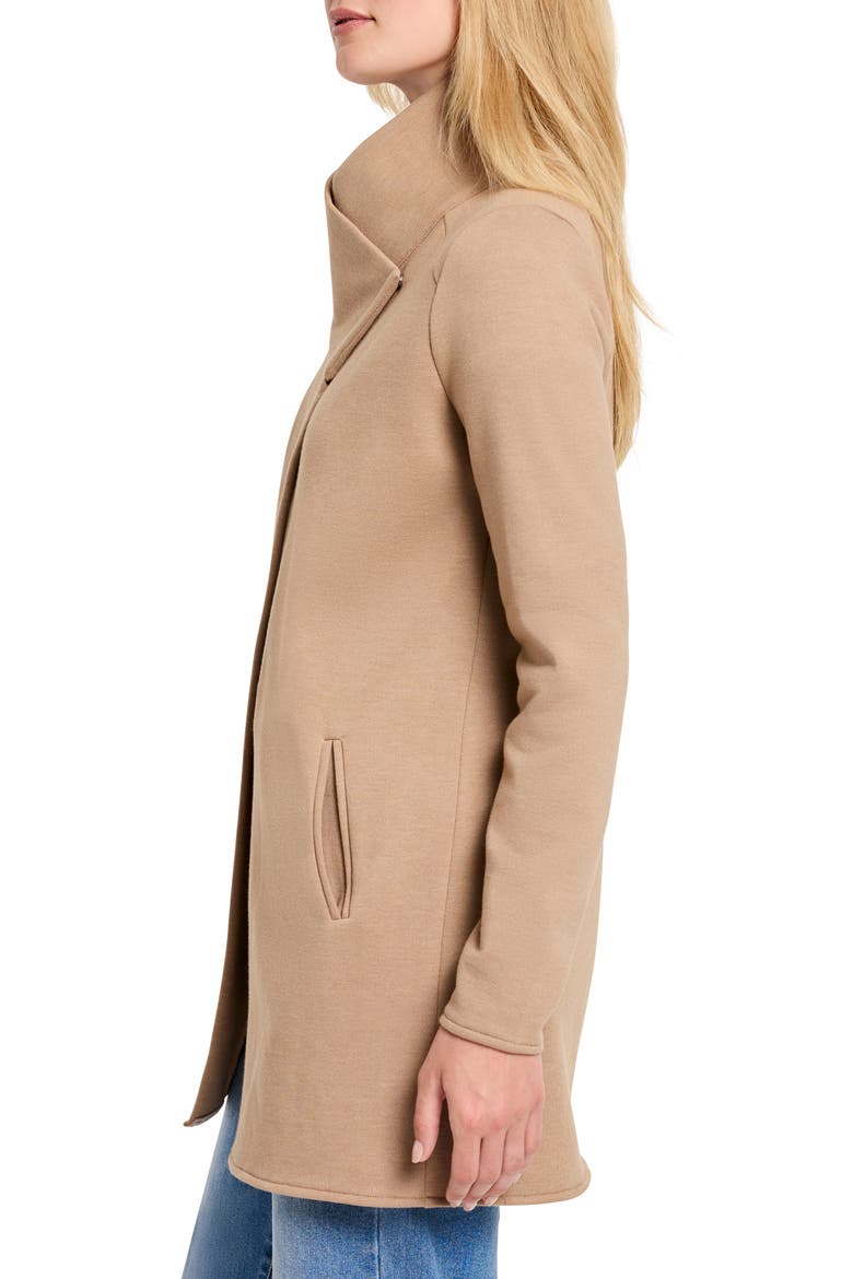 Around Town Open Front Knit Jacket, Alternate, color, MOCHACHINO