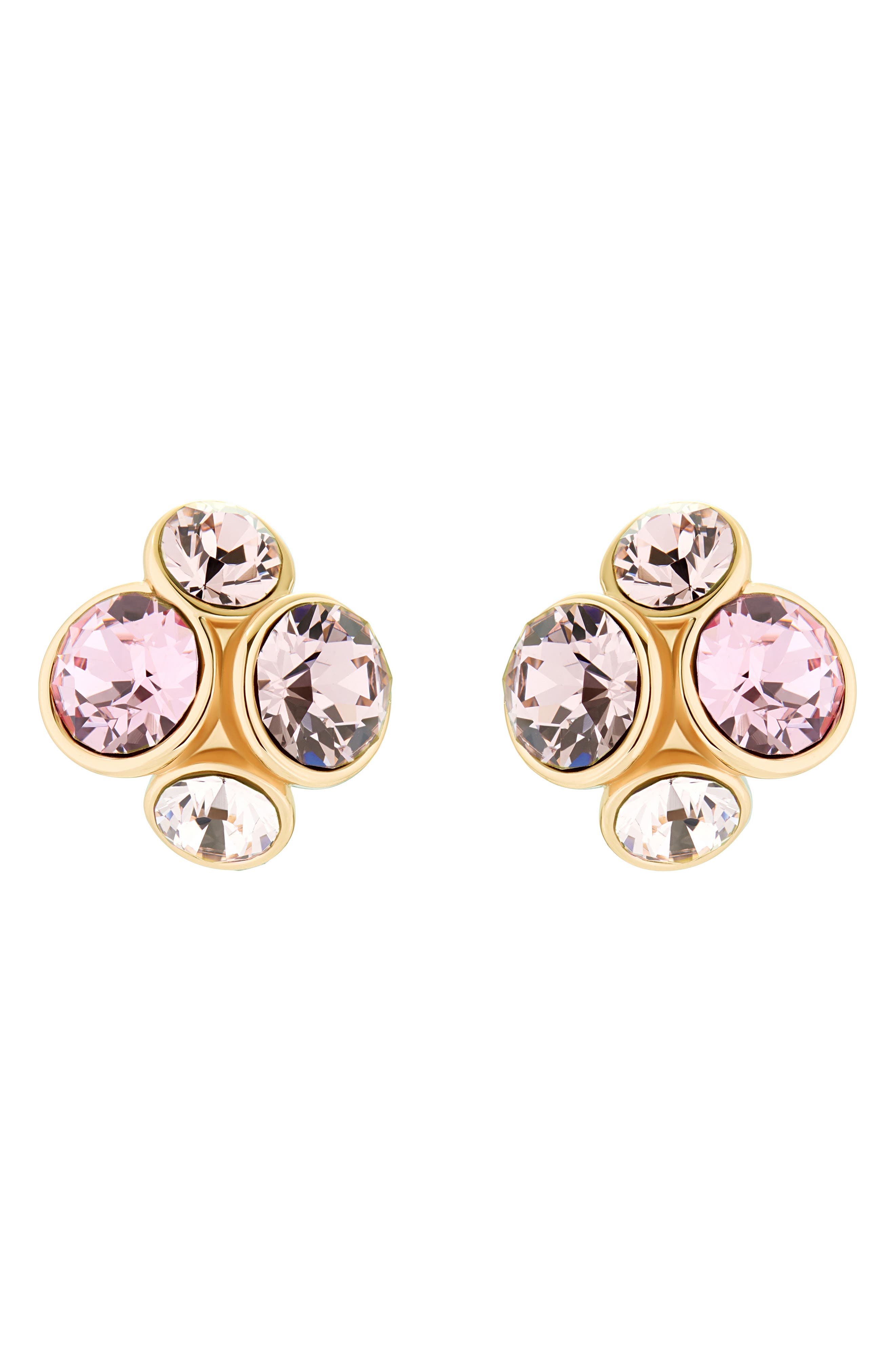 Lynda Crystal Cluster Stud Earrings