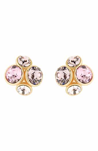 Lynda Crystal Cluster Stud Earrings