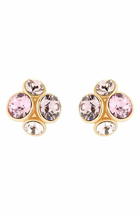 Lynda Crystal Cluster Stud Earrings