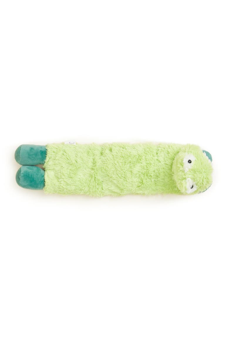 Warmies Frog Plush Neck Wrap, Alternate, color, Bright Green