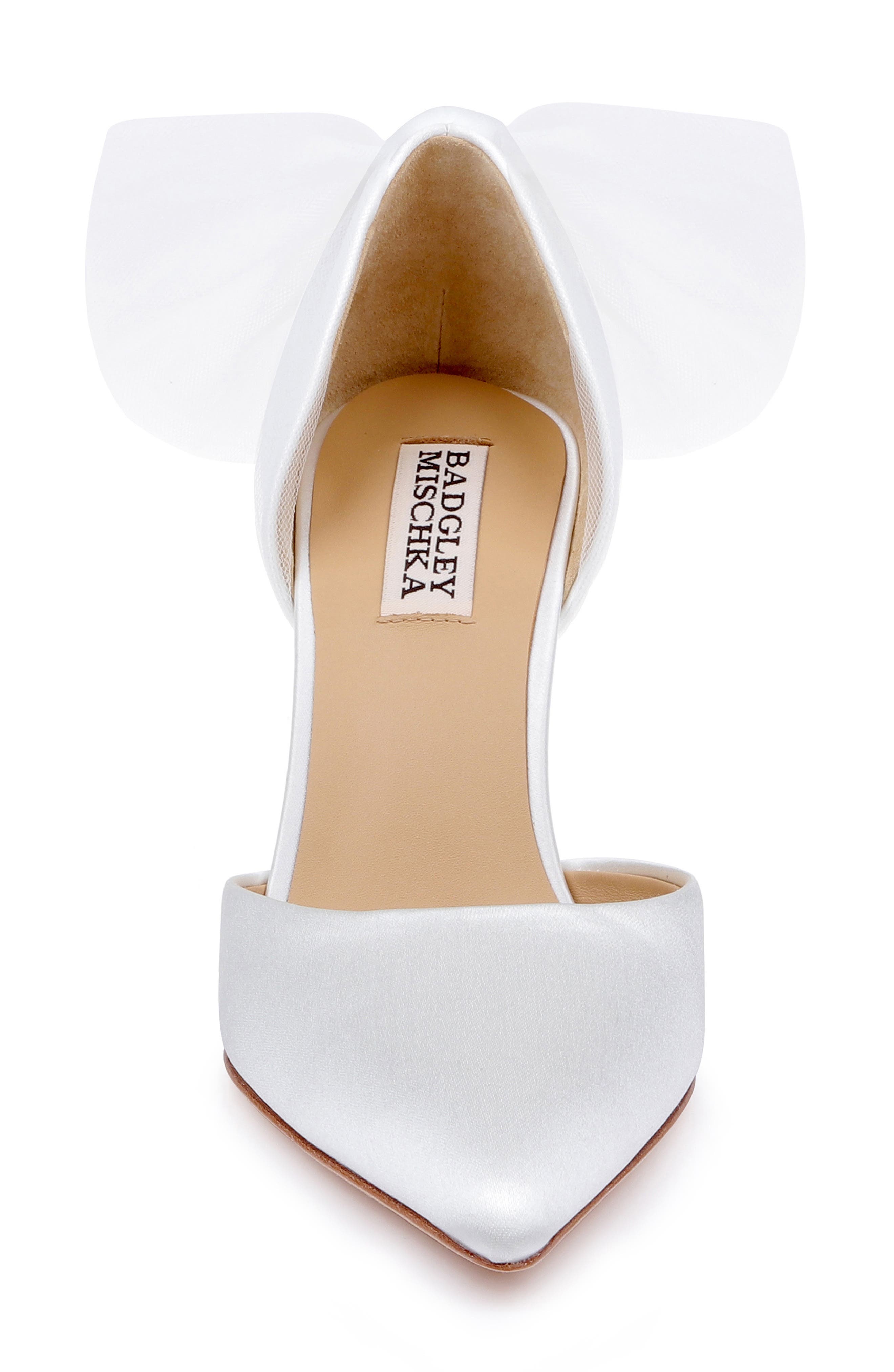 Rosalie Pointed Toe Pump, Alternate, color, WHITE SATIN